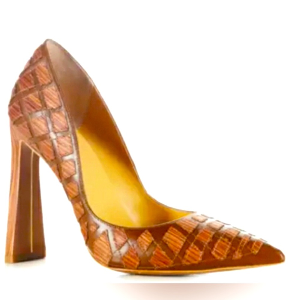 NEVER WORN Yevrah Kelly Size 8.5 (EUR 40) Wooden Heels NEW